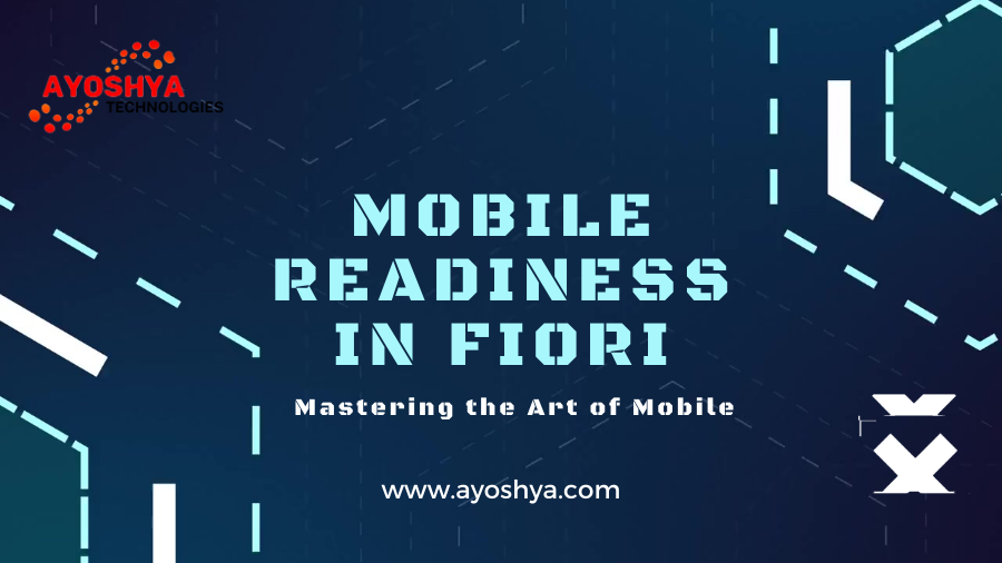 Mobile readiness in Fiori