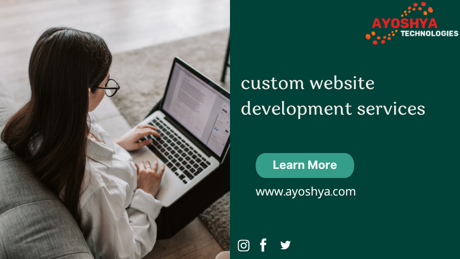 custom website development services.